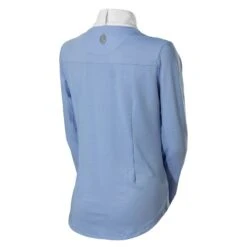 Equinavia Women's Martha Long Sleeved Show Shirt - Light Blue/White -Tack Of The Day Store 552253 800 800