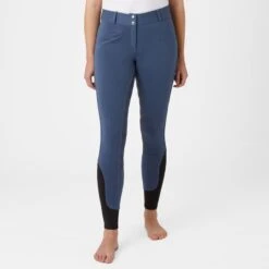 Horze Women's Full Seat Breeches W/Elastic Leg - Bearing Sea -Tack Of The Day Store 555436 800 800 1