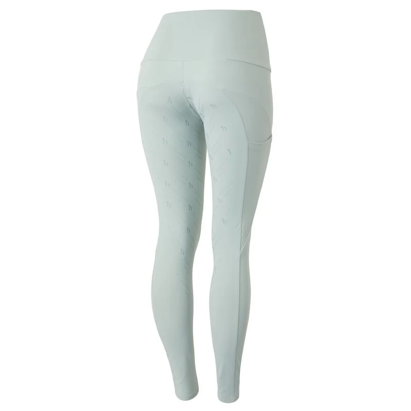Horze Women's Gabriela UV Pro Compression Tights - Aqua Grey 5 Horze Women's Gabriela UV Pro Compression Tights - Aqua Grey - Image 5