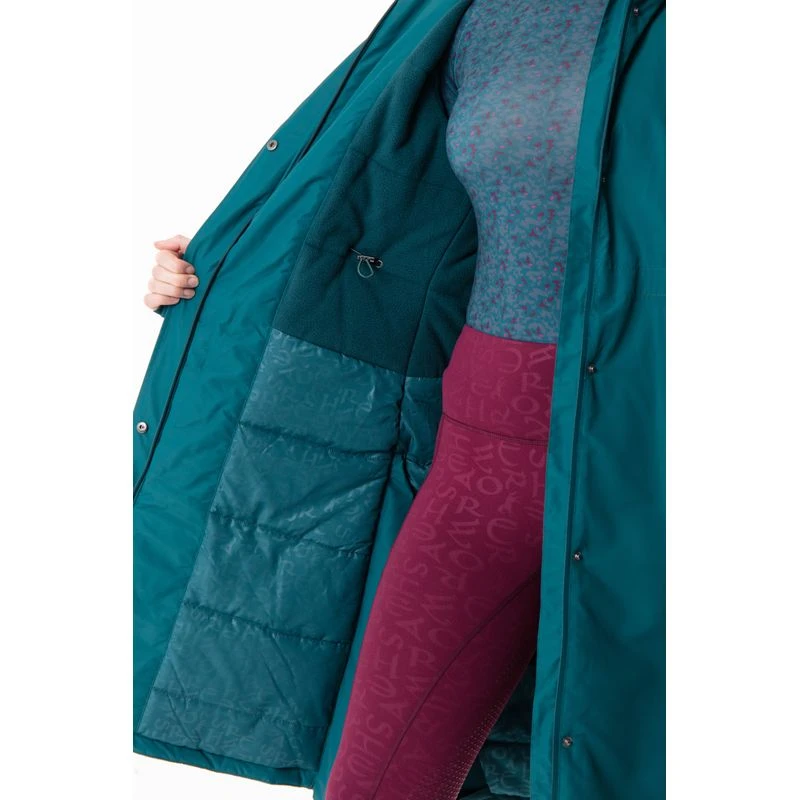 Horseware Women's Equi Eco Technical Coat - Galactic Teal 4 Horseware Women's Equi Eco Technical Coat - Galactic Teal - Image 4