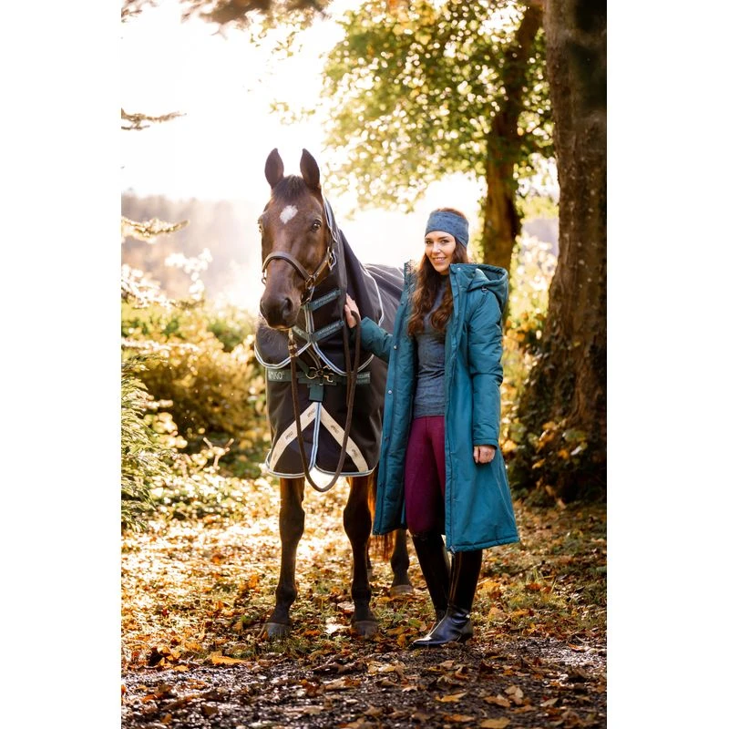 Horseware Women's Equi Eco Technical Coat - Galactic Teal 5 Horseware Women's Equi Eco Technical Coat - Galactic Teal - Image 5