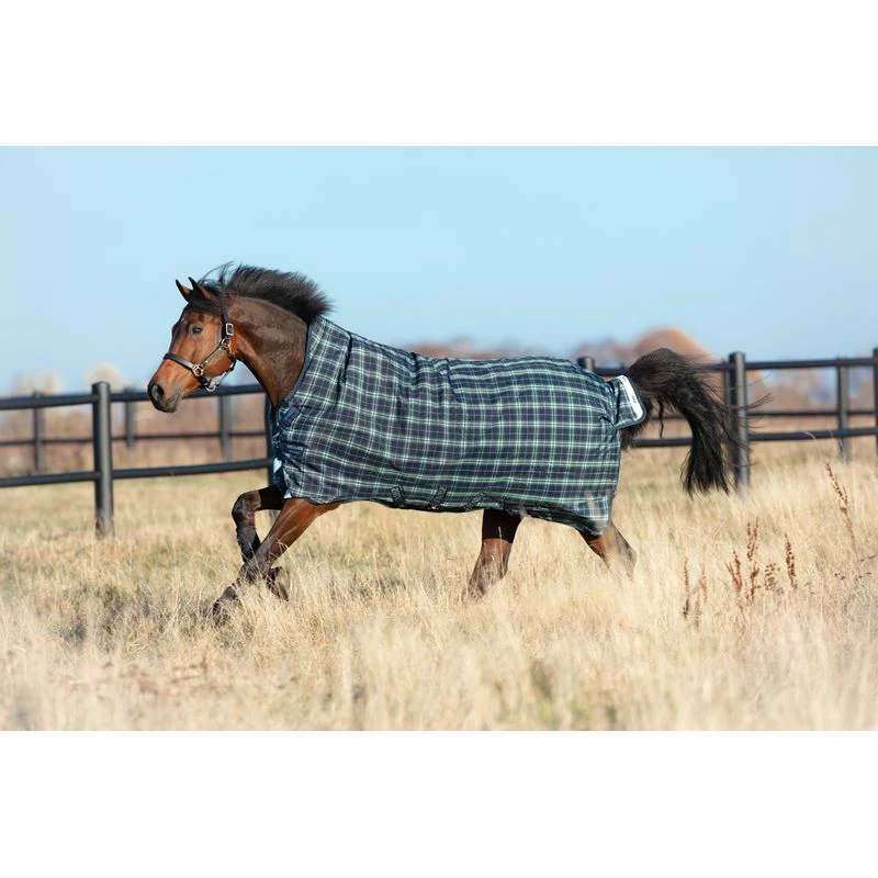 Rhino Wug Heavy VariLayer Turnout - Hunter Check/Navy/Green 2 Rhino Wug Heavy VariLayer Turnout - Hunter Check/Navy/Green - Image 2