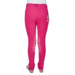 TuffRider Kids' Thelwell Sweep Embroidered Pull-On Knee Patch Jods - Hot Pink 6 TuffRider Kids' Thelwell Sweep Embroidered Pull-On Knee Patch Jods - Hot Pink -Tack Of The Day Store 557312 800 800