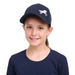 Cavalliera Kids' Pony Baseball Cap - Navy Blue