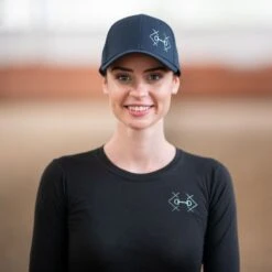 Cavalliera Bit Baseball Cap - Navy Blue -Tack Of The Day Store 558900 800 800