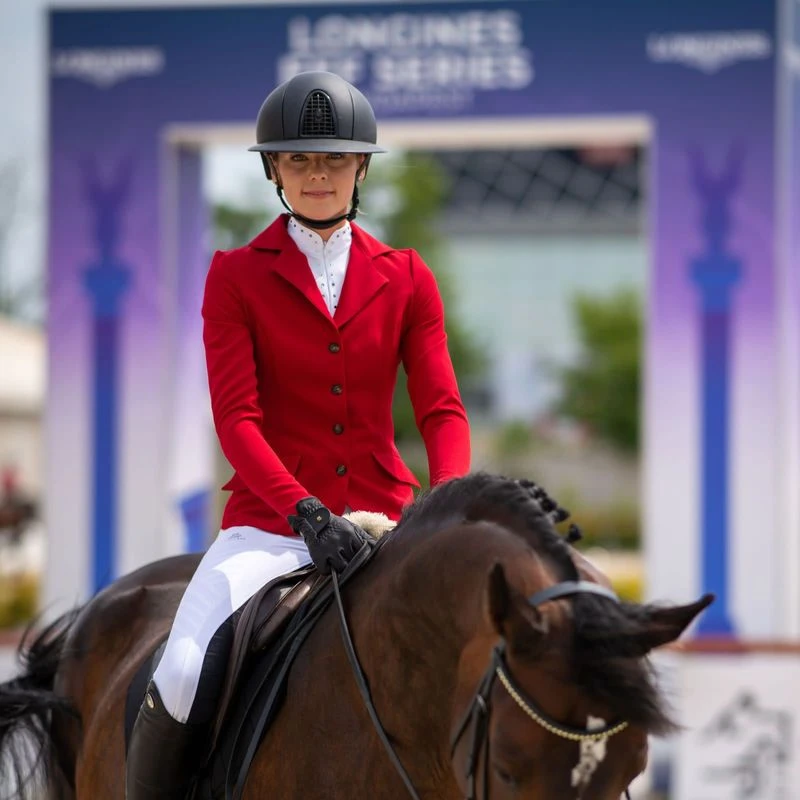 Cavalliera Women's Primetime Show Jacket - Ruby Red 3 Cavalliera Women's Primetime Show Jacket - Ruby Red - Image 3