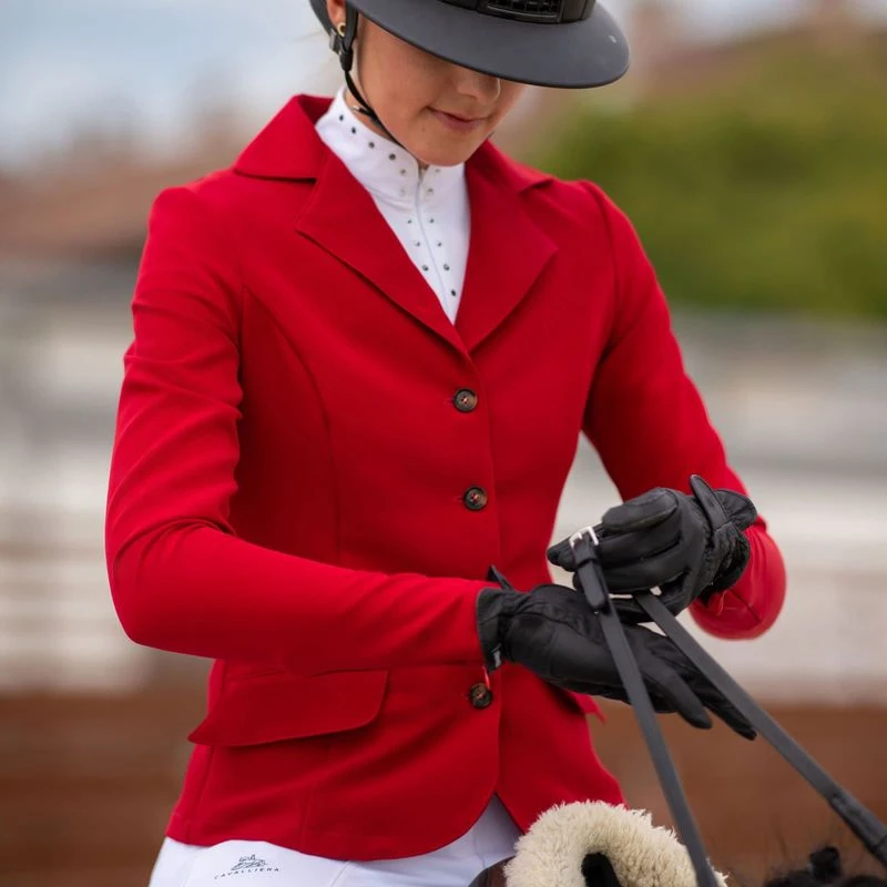 Cavalliera Women's Primetime Show Jacket - Ruby Red 5 Cavalliera Women's Primetime Show Jacket - Ruby Red - Image 5