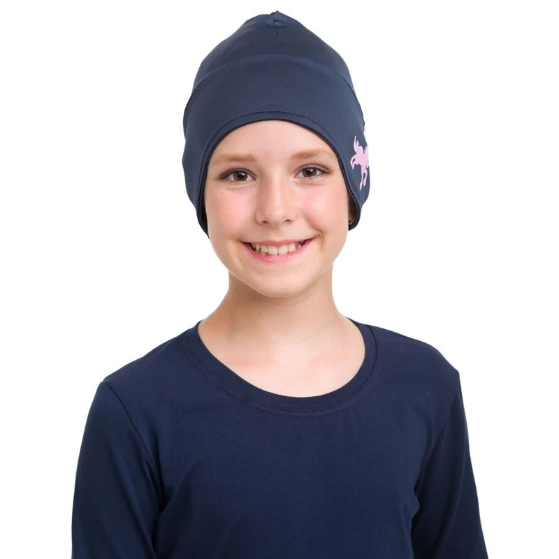 Cavalliera Kids' Pony Hat - Navy Blue 1 Cavalliera Kids' Pony Hat - Navy Blue