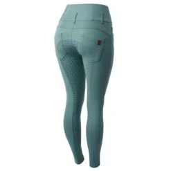 Horze Women's Tara Full Seat Breeches - Arctic Blue