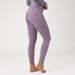 Horze Women's Tara Full Seat Breeches - Grey Ridge Purple 7 Horze Women's Tara Full Seat Breeches - Grey Ridge Purple -Tack Of The Day Store 563478 800 800
