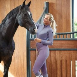 Horze Women's Tara Full Seat Breeches - Grey Ridge Purple 9 Horze Women's Tara Full Seat Breeches - Grey Ridge Purple -Tack Of The Day Store 563480 800 800