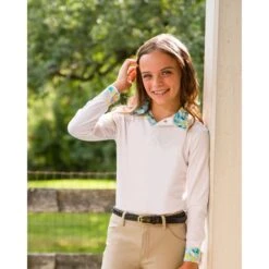 Shires Aubrion Kids' Equestrian Style Shirt - Summer Daze -Tack Of The Day Store 563944 800 800