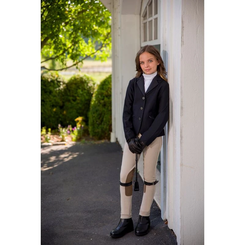 Shires Aubrion Kids' Goldhawk Show Jacket - Black 1 Shires Aubrion Kids' Goldhawk Show Jacket - Black