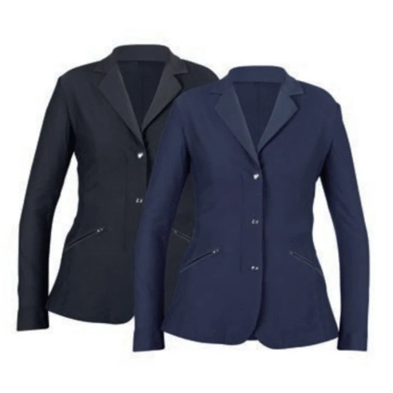 Shires Aubrion Kids' Goldhawk Show Jacket - Black 2 Shires Aubrion Kids' Goldhawk Show Jacket - Black - Image 2