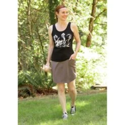 EQL Women's Stretch-Lite Skirt - Driftwood -Tack Of The Day Store 567016 800 800