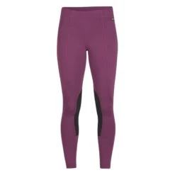 Kerrits Women's Flow Rise Knee Patch Performance Tights - Magenta
