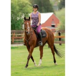 Kerrits Women's Flow Rise Knee Patch Performance Tights - Magenta -Tack Of The Day Store 567561 800 800