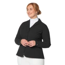 Kerrits Women's Stretch Competitor Koat 4 Snap - Black -Tack Of The Day Store 567654 800 800 1