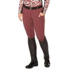 Kerrits Women's Ice Fil Full Seat Tech Tights - Mahogany -Tack Of The Day Store 568567 800 800