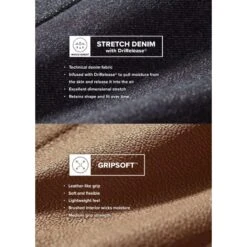 Kerrits Kids' Stretch Denim Knee Patch Breeches - Classic Dark Blue -Tack Of The Day Store 570809 800 800