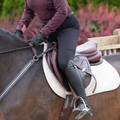 Irideon Women's Winterlight 1/2 Seat Tights - Black -Tack Of The Day Store 571762 800 800