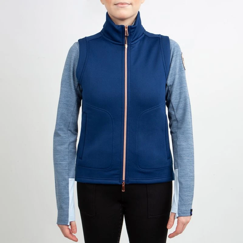 Irideon Women's Fjord Fleece Vest - Macaw 2 Irideon Women's Fjord Fleece Vest - Macaw - Image 2