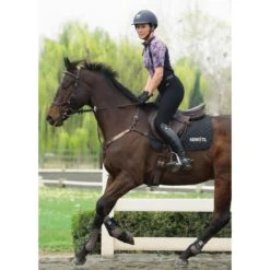 Kerrits Women's Microcord Knee Patch Tights - Black -Tack Of The Day Store 574822 800 800