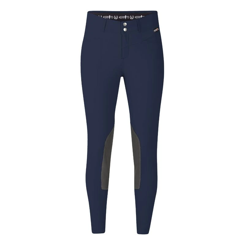 Kerrits Kids' Crossover II Knee Patch Breeches - Navy 1 Kerrits Kids' Crossover II Knee Patch Breeches - Navy