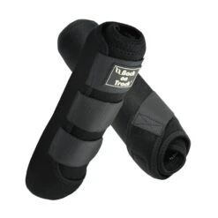 Back On Track Royal Exercise Boots W/Shock Absorbent Pad - Black