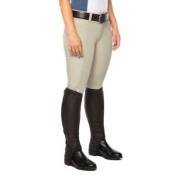Kerrits Women's Affinity Ice Fil Knee Patch Breeches - Sand -Tack Of The Day Store 576336 800 800