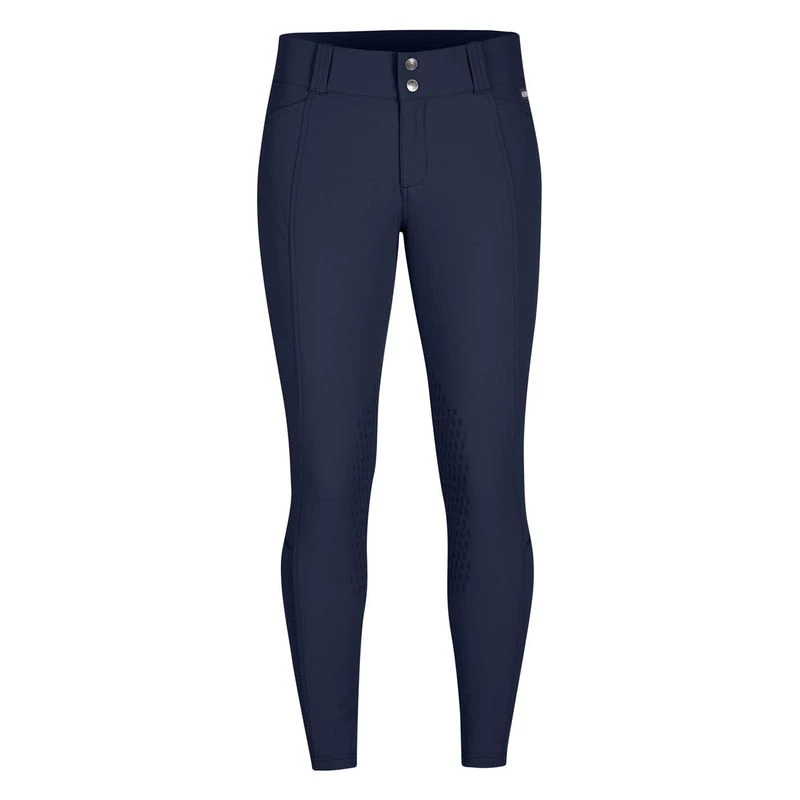 Kerrits Women's Affinity Ice Fil Knee Patch Breeches - Navy 1 Kerrits Women's Affinity Ice Fil Knee Patch Breeches - Navy