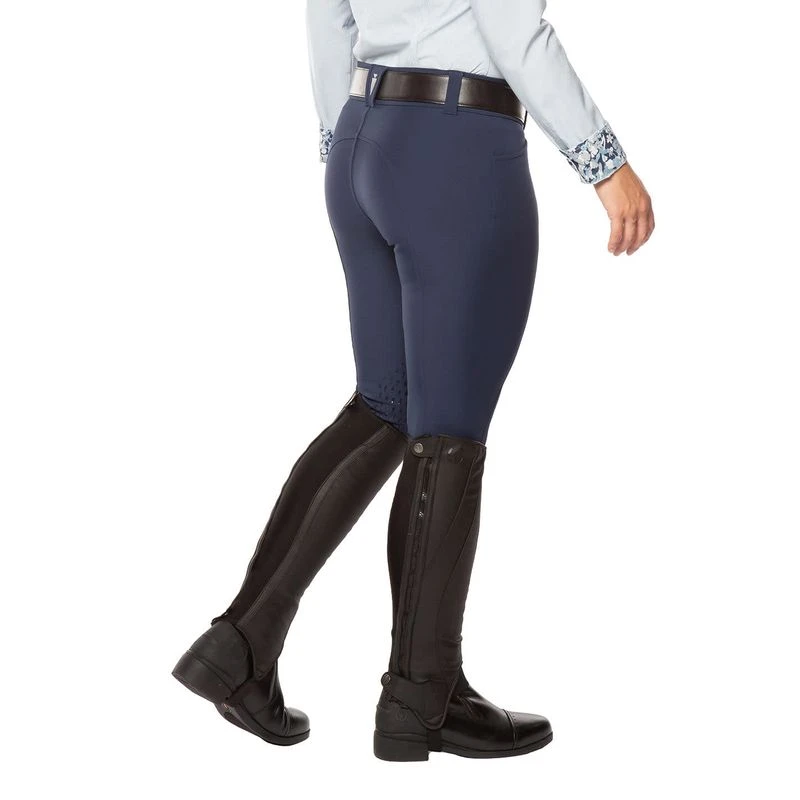 Kerrits Women's Affinity Ice Fil Knee Patch Breeches - Navy 5 Kerrits Women's Affinity Ice Fil Knee Patch Breeches - Navy - Image 5