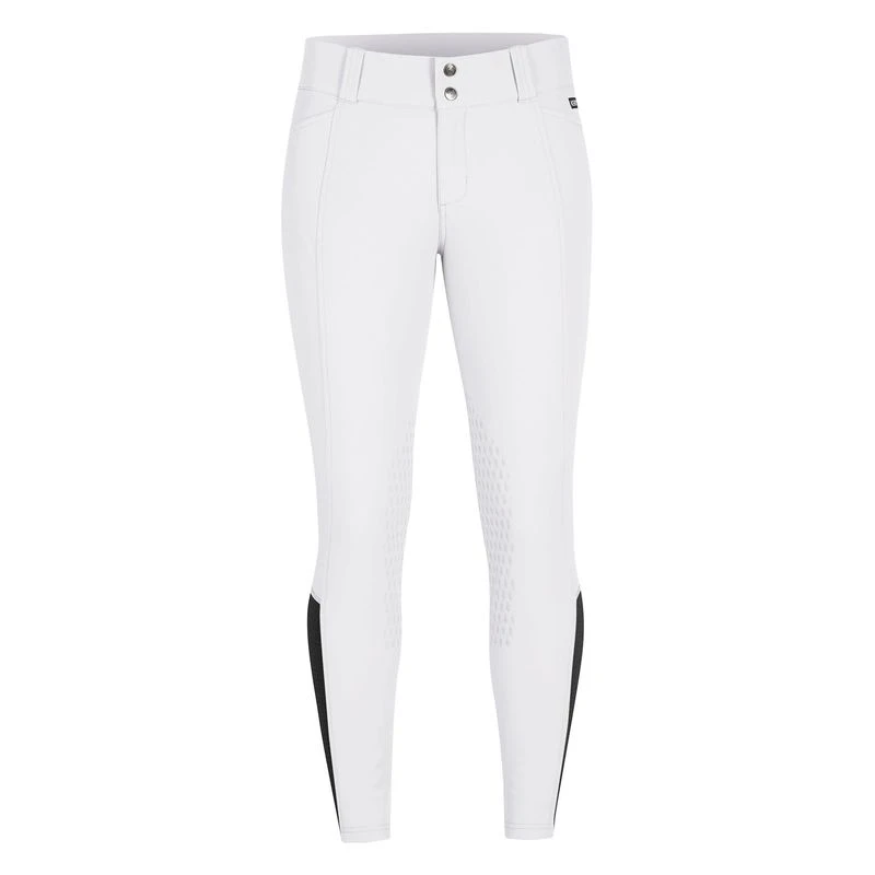 Kerrits Women's Affinity Ice Fil Knee Patch Breeches - White 1 Kerrits Women's Affinity Ice Fil Knee Patch Breeches - White