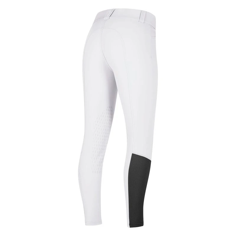Kerrits Women's Affinity Ice Fil Knee Patch Breeches - White 3 Kerrits Women's Affinity Ice Fil Knee Patch Breeches - White - Image 3