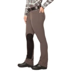 Kerrits Women's Dynamic Extended Knee Patch Bootcut Tights - Sable -Tack Of The Day Store 577782 800 800