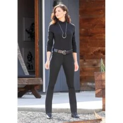 EQL Women's Organic Cotton Turtleneck - Black -Tack Of The Day Store 579903 800 800
