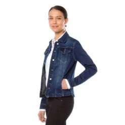 EQL Women's In Motion Jean Jacket - Midnight Wash 9 EQL Women's In Motion Jean Jacket - Midnight Wash -Tack Of The Day Store 580252 800 800 1