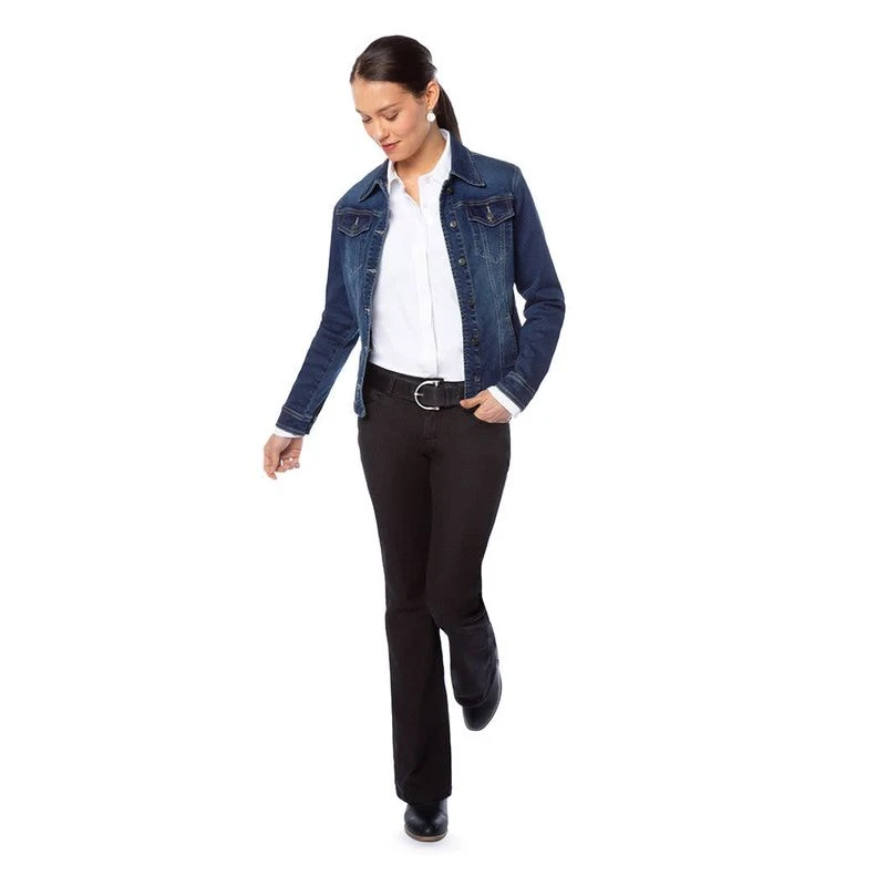 EQL Women's In Motion Jean Jacket - Midnight Wash 4 EQL Women's In Motion Jean Jacket - Midnight Wash - Image 4