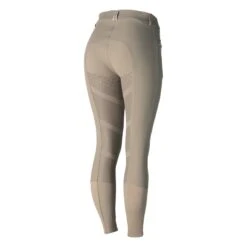 B Vertigo Women's Patricia Silicone Full Seat Breeches - Timber Wolf/White -Tack Of The Day Store 580605 800 800