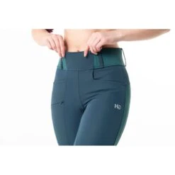 Horseware Women's Hybrid Meryl Pull-Up Breeches - Galactic Teal -Tack Of The Day Store 580757 800 800