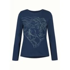 EQL Women's Windy Horse Long Sleeve T-Shirt - Admiral