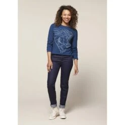 EQL Women's Windy Horse Long Sleeve T-Shirt - Admiral -Tack Of The Day Store 581801 800 800