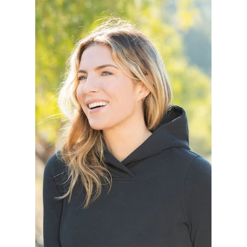 EQL Women's Weekender Fleece Hoodie Dress - Black 3 EQL Women's Weekender Fleece Hoodie Dress - Black - Image 3