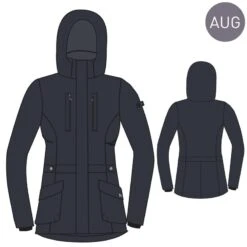 Horze Women's Jadine Winter Jacket - Dark Navy 9 Horze Women's Jadine Winter Jacket - Dark Navy -Tack Of The Day Store 583038 800 800