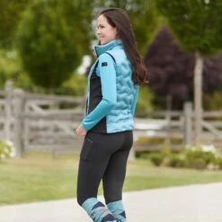 Horze Women's Everly Knee Patch Winter Riding Tights - Black -Tack Of The Day Store 583130 800 800