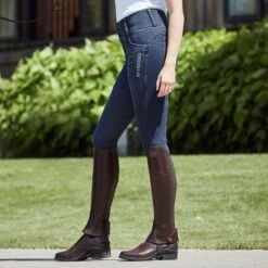 B Vertigo Women's Dianne Denim Full Seat Breeches - Blue -Tack Of The Day Store 583190 800 800