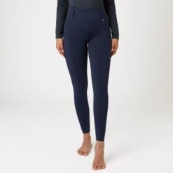 Horze Women's Everly Full Seat Winter Riding Tights - Dark Navy -Tack Of The Day Store 583634 800 800