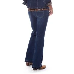 EQL Women's In Motion Bootcut Jean W/Raw Hem - Midnight Wash 12 EQL Women's In Motion Bootcut Jean W/Raw Hem - Midnight Wash -Tack Of The Day Store 584676 800 800