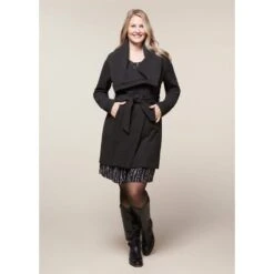 EQL Women's Brushed Ponte Uptown Jacket - Heather Black -Tack Of The Day Store 585142 800 800
