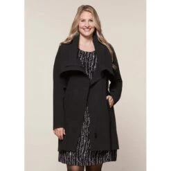 EQL Women's Brushed Ponte Uptown Jacket - Heather Black -Tack Of The Day Store 585145 800 800
